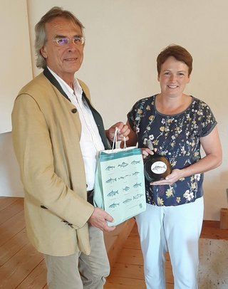 Präsident Landesfischereiverband Bayern Axel Bartelt und Vizepräsidentin LK NÖ Andrea Wagner