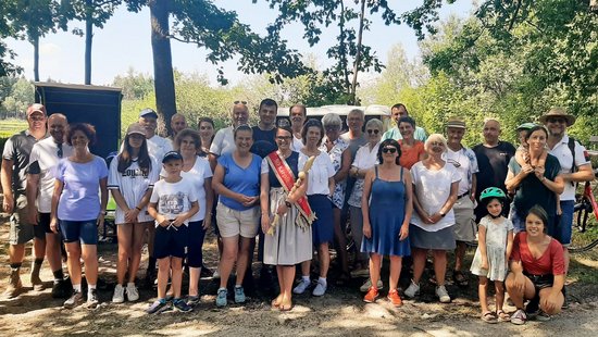 Gruppenbild vom 23.08. am Kufsteinteich bei Litschau
